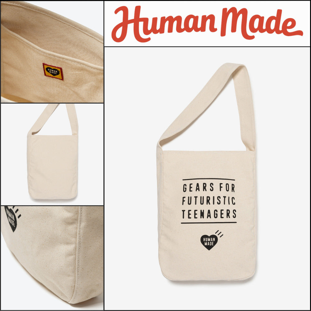 【HUMAN MADE】SHOULDER BAG WHITE