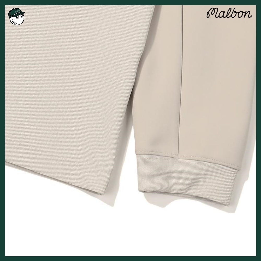【MALBON GOLF】 MIX MOCKNECK MIDLAYER MAN 3COLORS