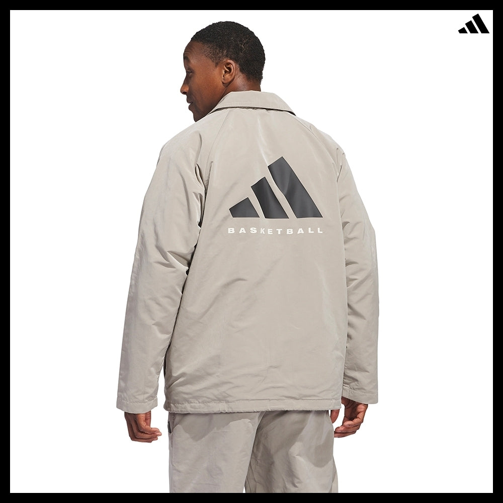 【ADIDAS】 Basketball Coach Jacket Putty Beige