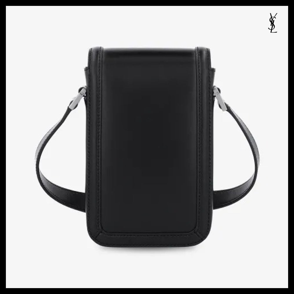 【Saint Laurent】Mini Monogram Solferino Crossbody Bag Black