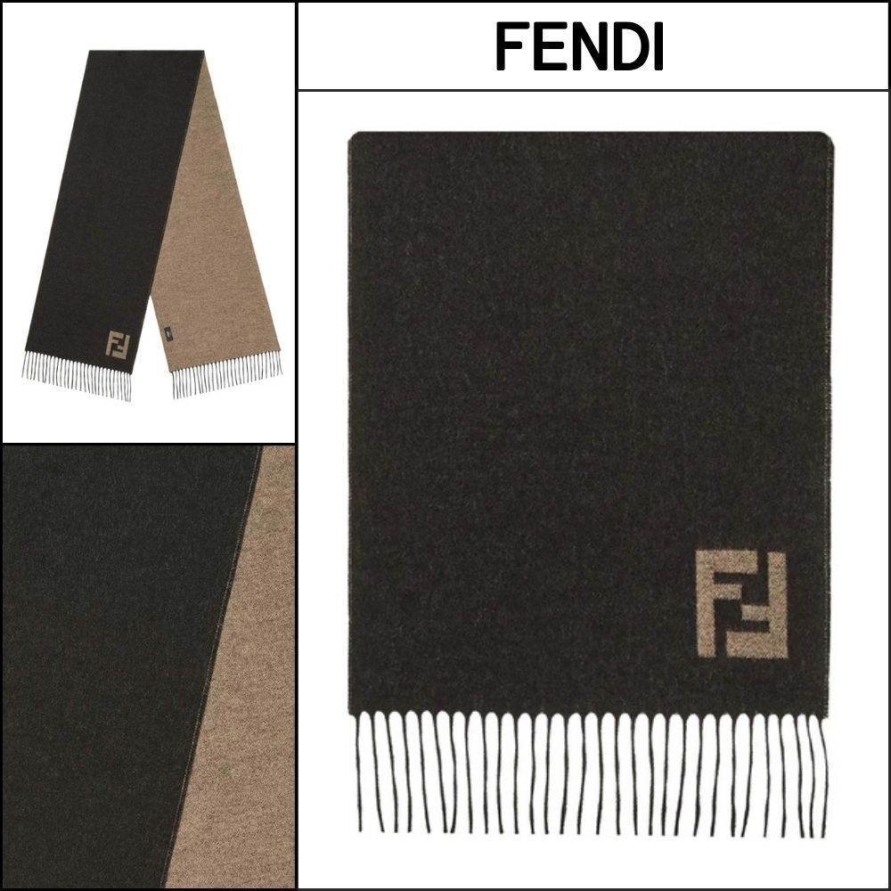 【FENDI】Brown Muffler
