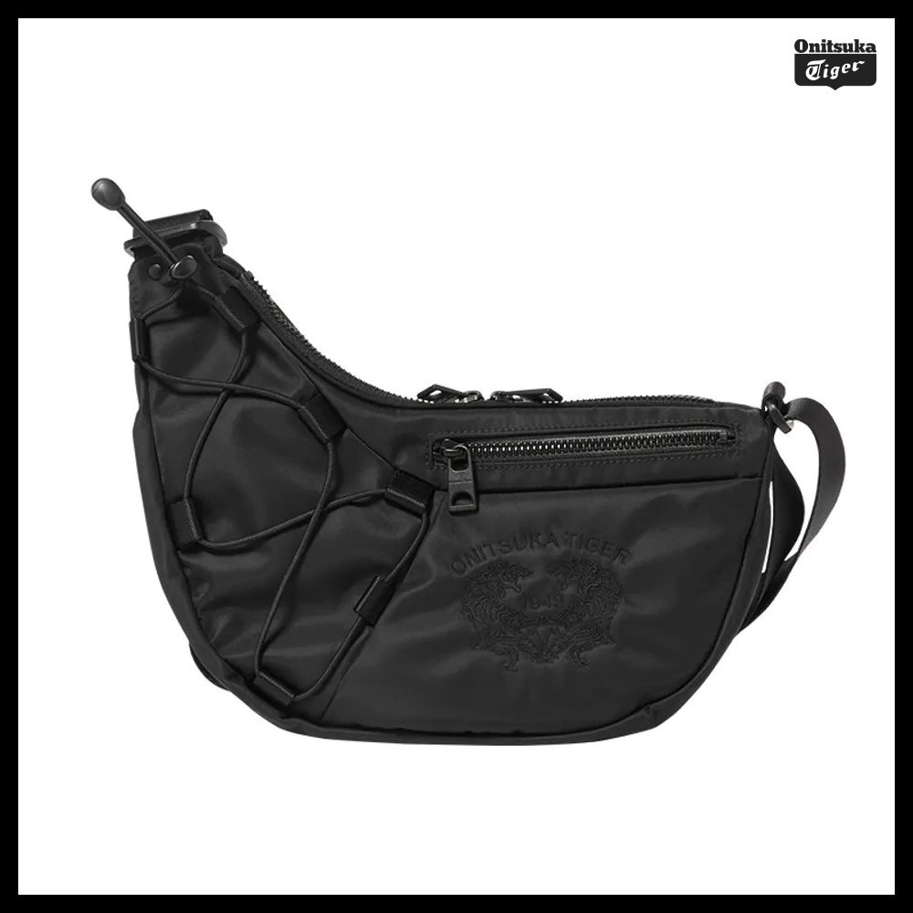 【onitsuka tiger】Tiger Graphic Embroidered Messenger Bag