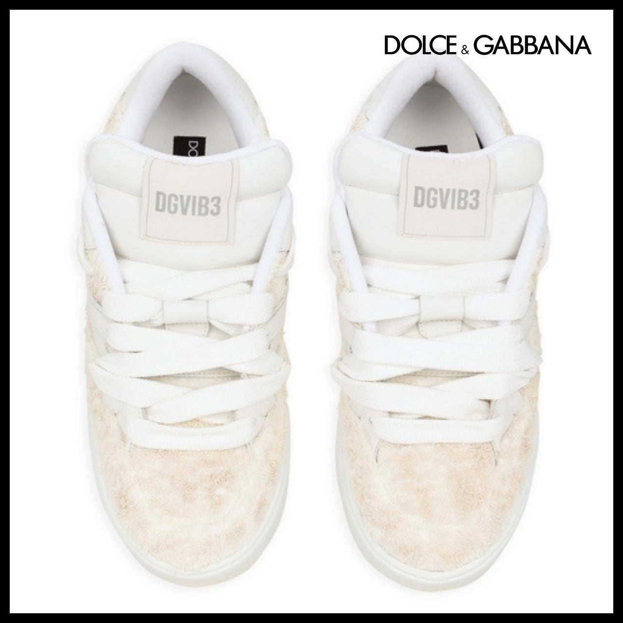 【Dolce & Gabbana】CALFSKIN NEW ROMA SNEAKERS DGVIB3