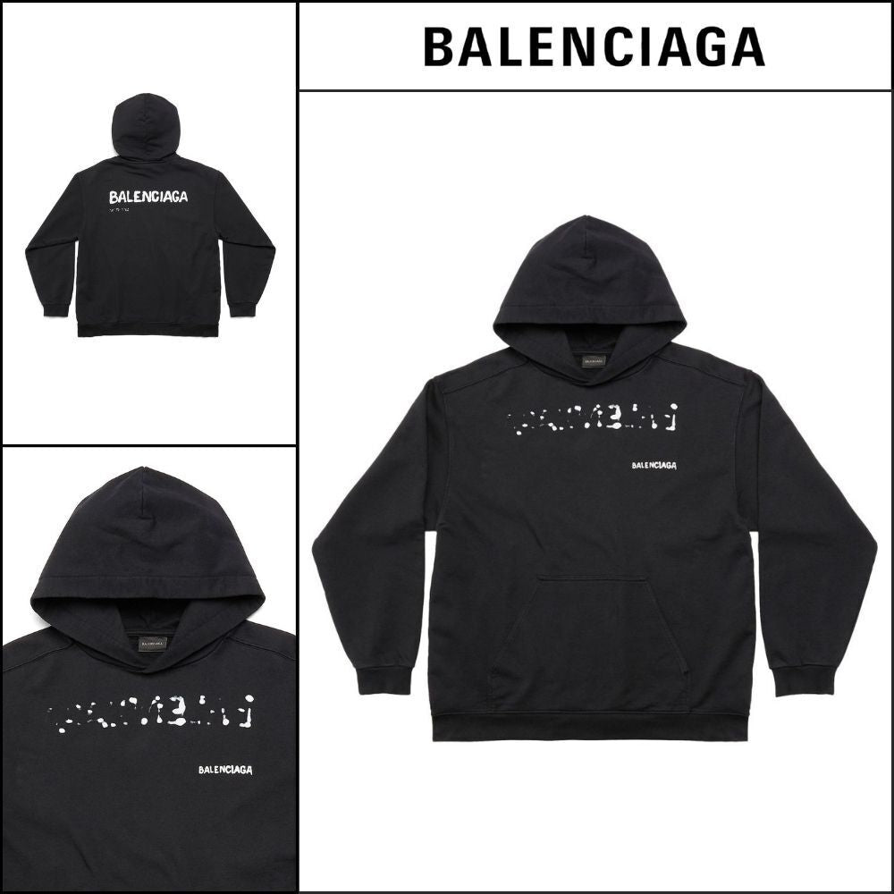 ★BALENCIAGAアウトレット セール ★Hand Drawn Logo Hoodie
