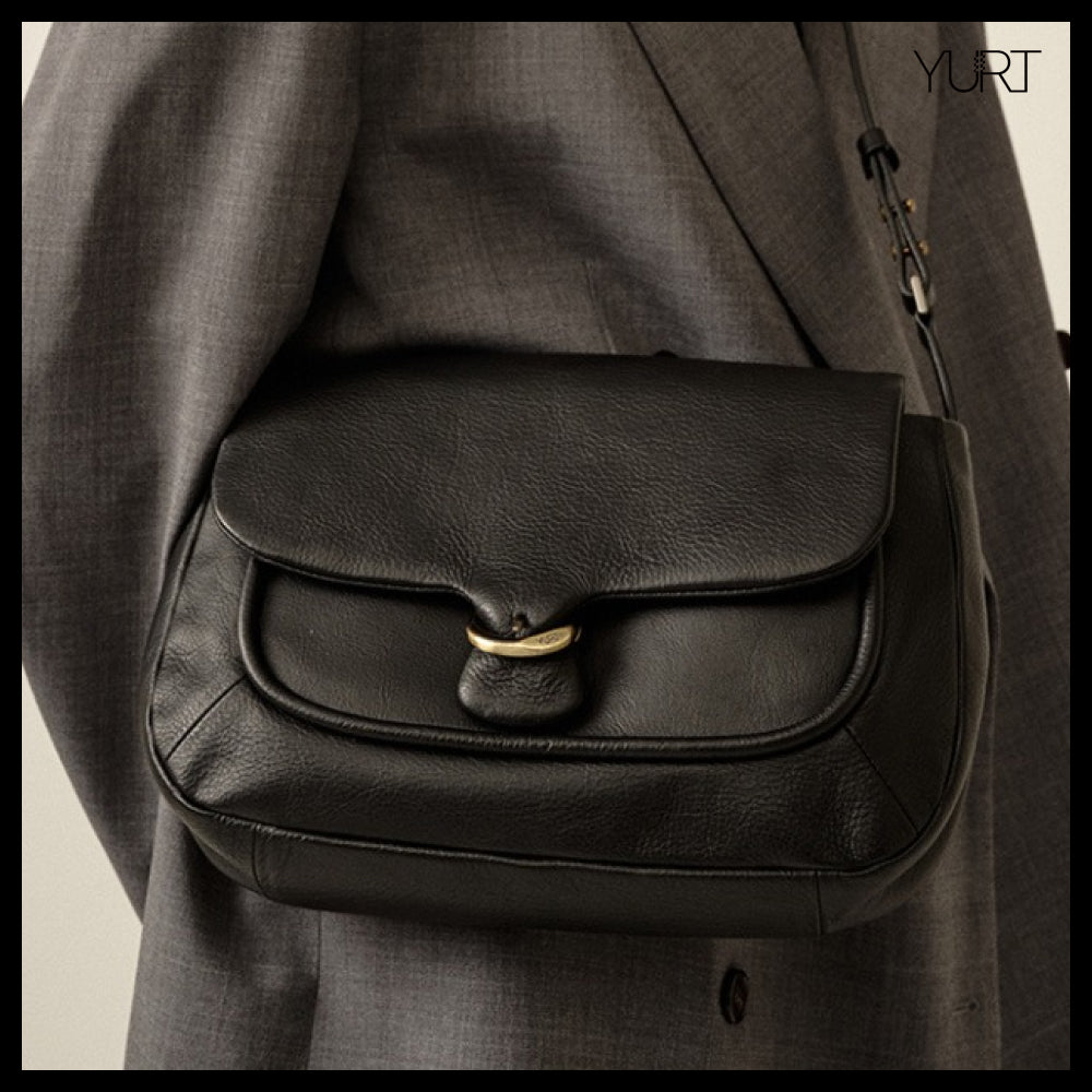【YURT】Courrier Shoulder Bag YB322 Black