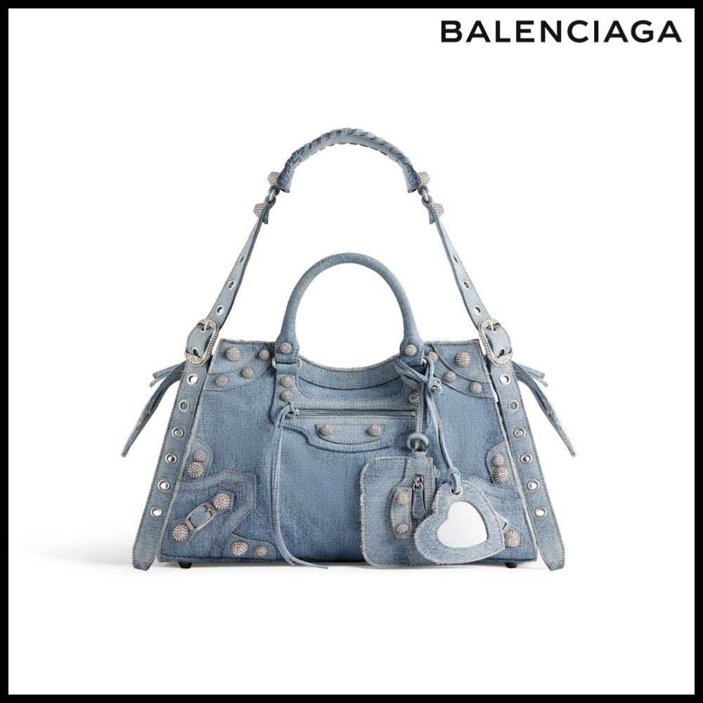 【BALENCIAGA】Neo Cagole City Handbag Denim