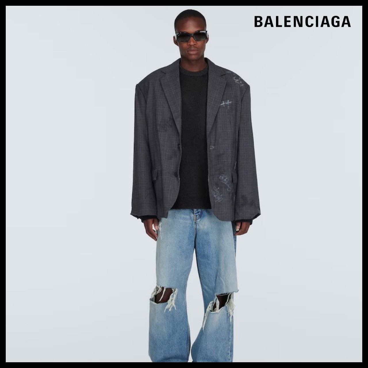 【BALENCIAGA】Sweater in Black 1000