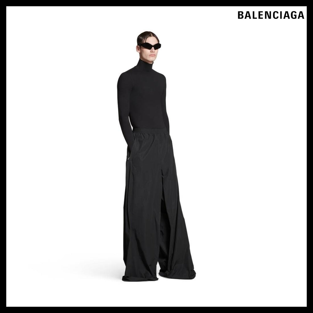 【BALENCIAGA】Double Front Tracksuit Pants Black
