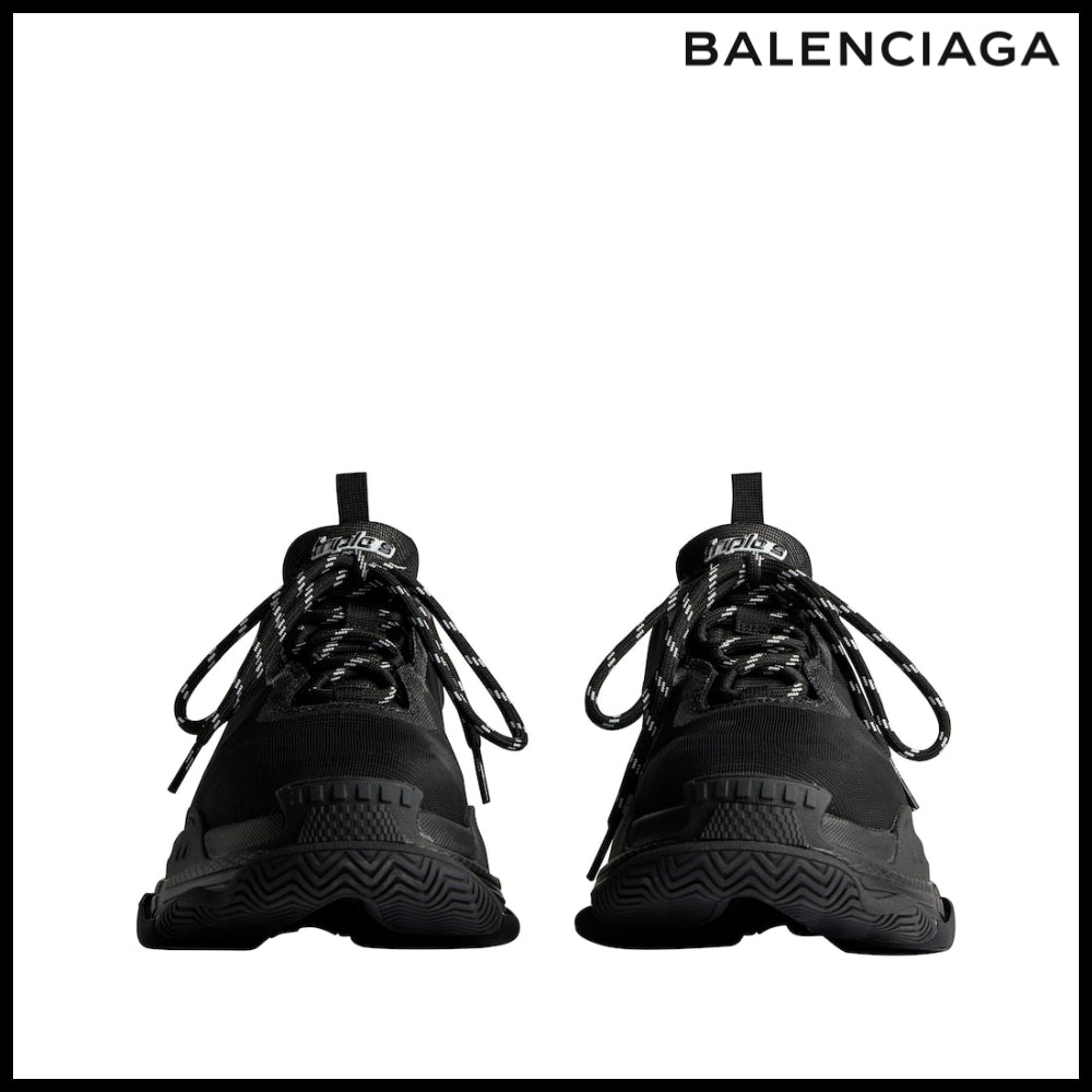 【BALENCIAGA】Triple S Sneaker Black Mesh
