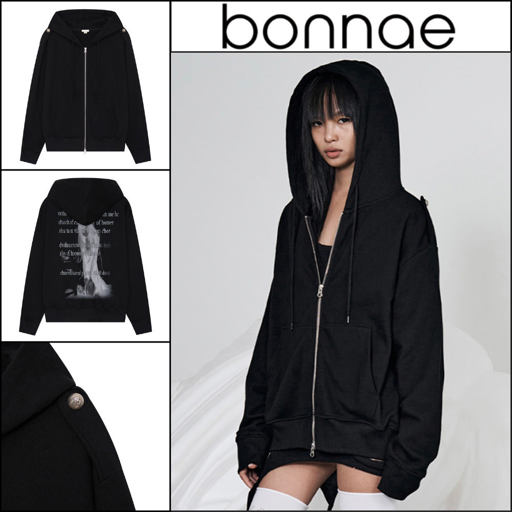 【Bonnae】Ai Zip-Up Hoodie