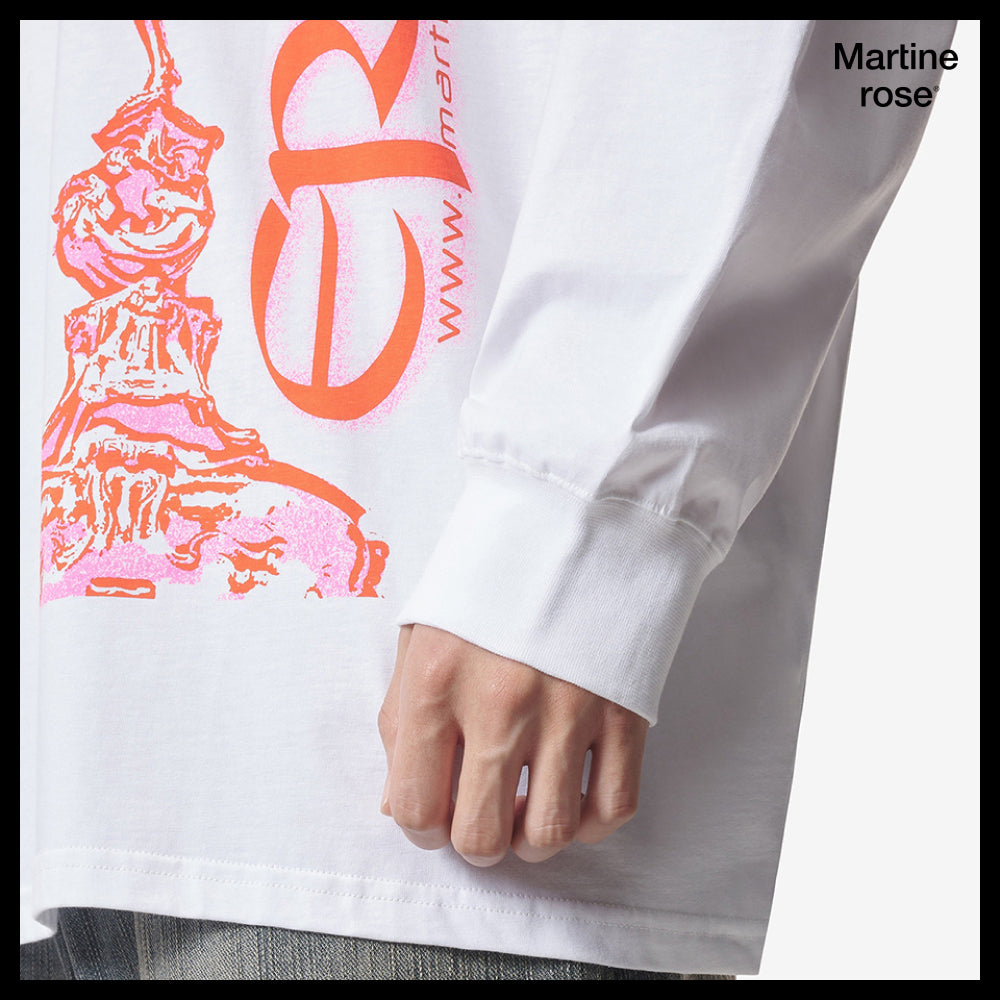 ◆MARTINE ROSE◆ ロゴ プリント Tシャツ ホワイト おしゃれ