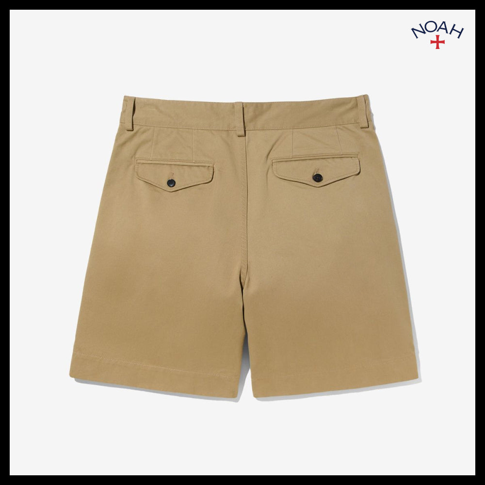 【Noah】Single pleat baggy shorts khaki