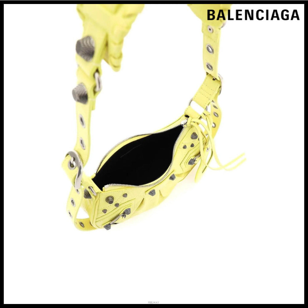【BALENCIAGA】Le Cagole Shoulder Bag in Yellow