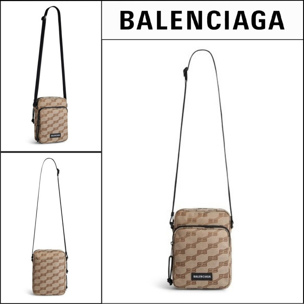 【BALENCIAGA】Signature BB Monogram Jacquard Canvas