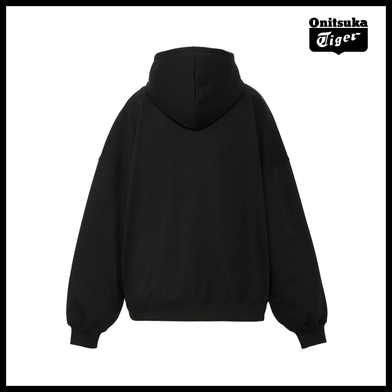 【ONITSUKA TIGER】Small patch hood zip-up