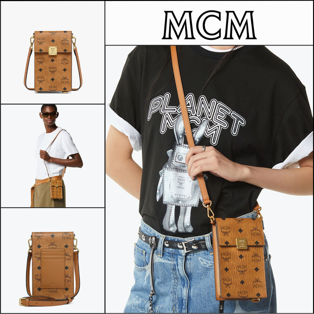 【MCM】Aren visetos phone pouch MXZGSTA11CO