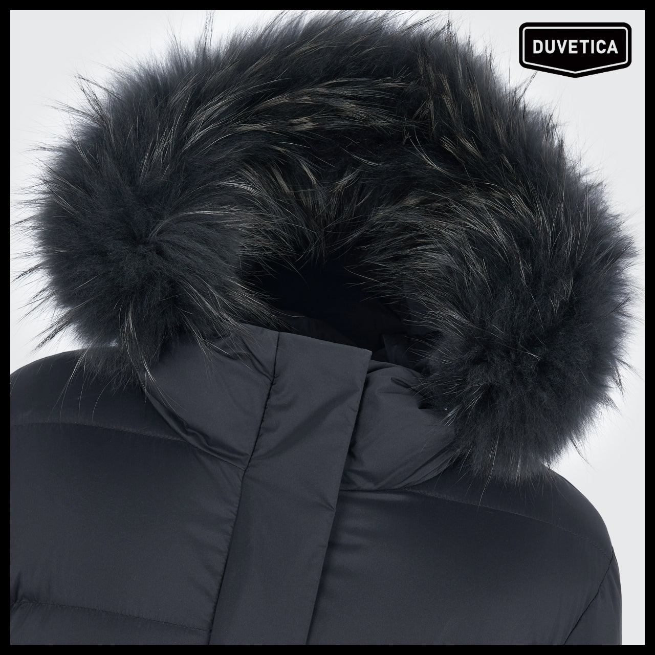【DUVETICA】Maratea - Black Womens Down Jacket