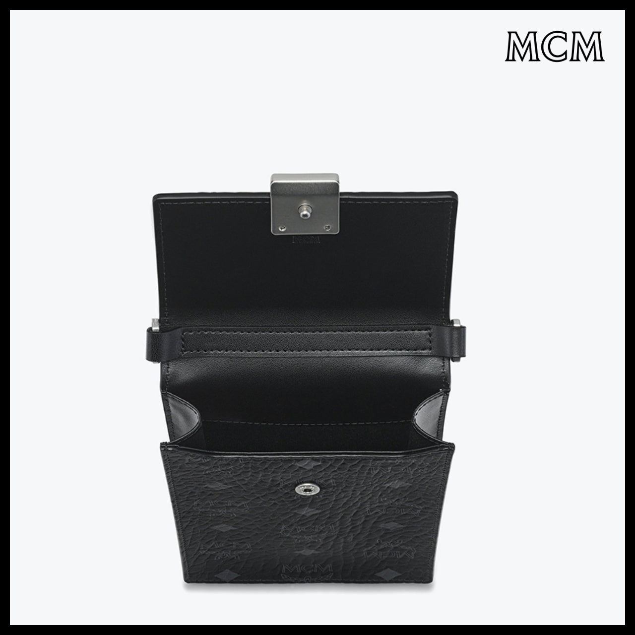 【MCM】Aren visetos phone pouch MXZGSTA11BK