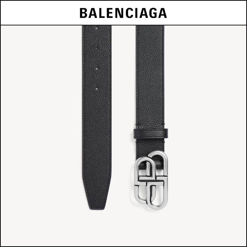 【BALENCIAGA】BB Large Belt Black