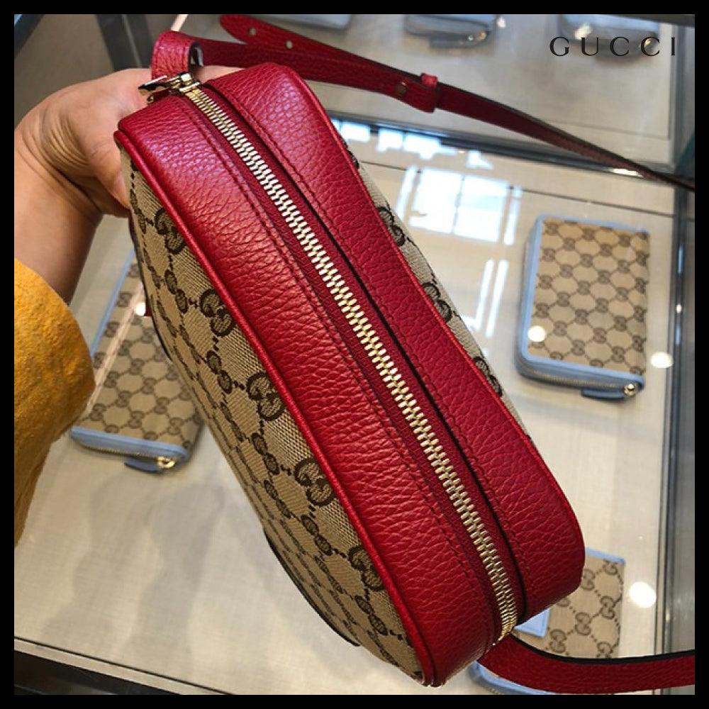 【GUCCI】GG Canvas Disco Crossbody Bag (2 Colors)