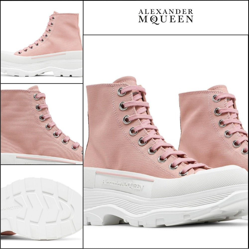 【Alexander Mcqueen】Tread Slick Boot Magnolia