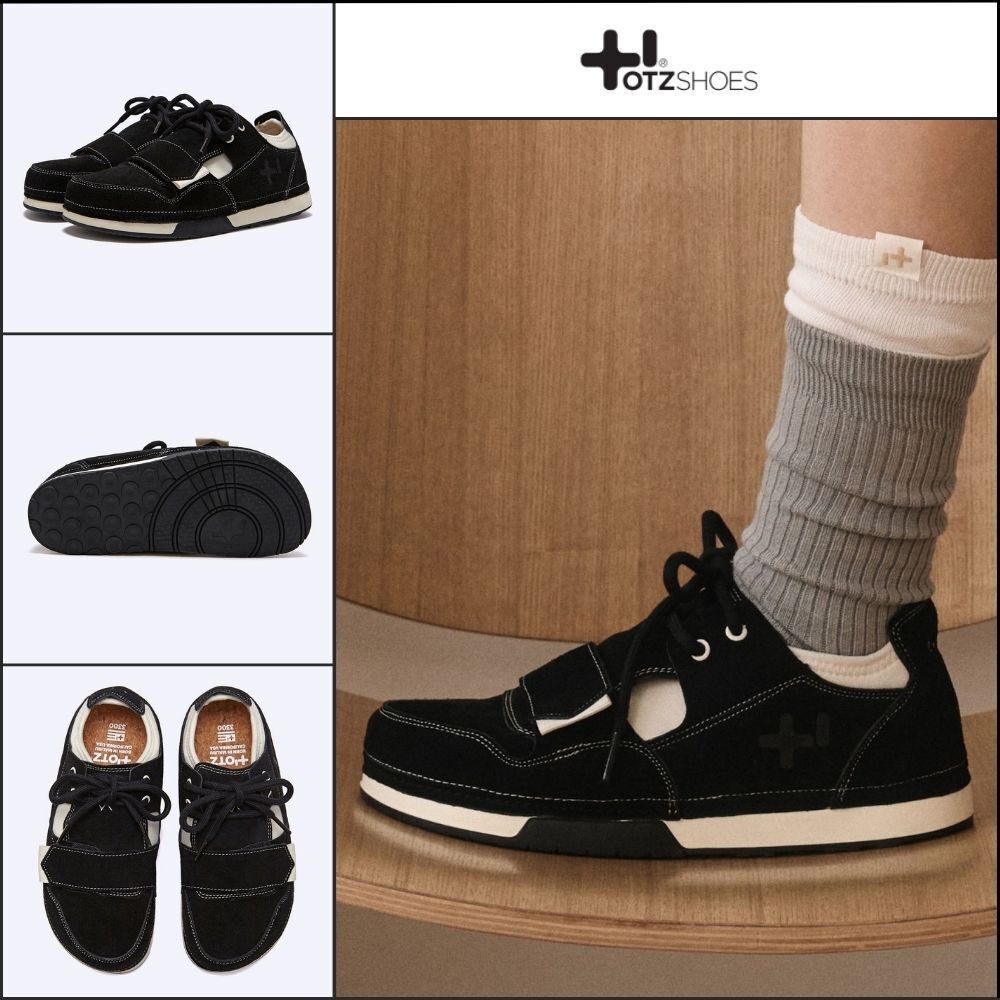 【OTZ SHOES】3300 Suede Low Black White
