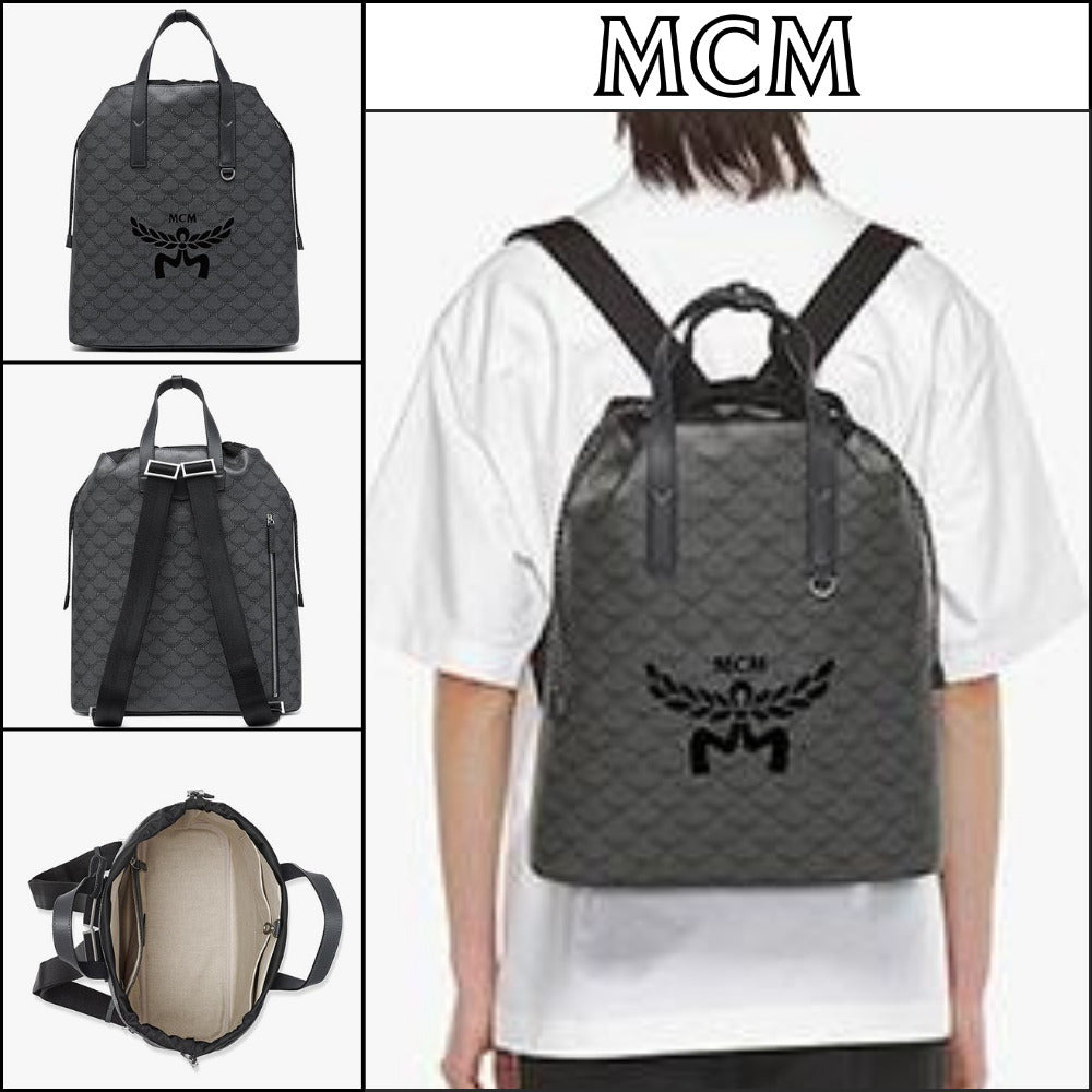 【MCM】Himmel loretos drawstring backpack