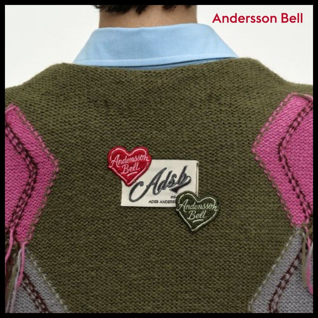 【ANDERSSON BELL】Gartered Argyle Cardigan (2 Colors)