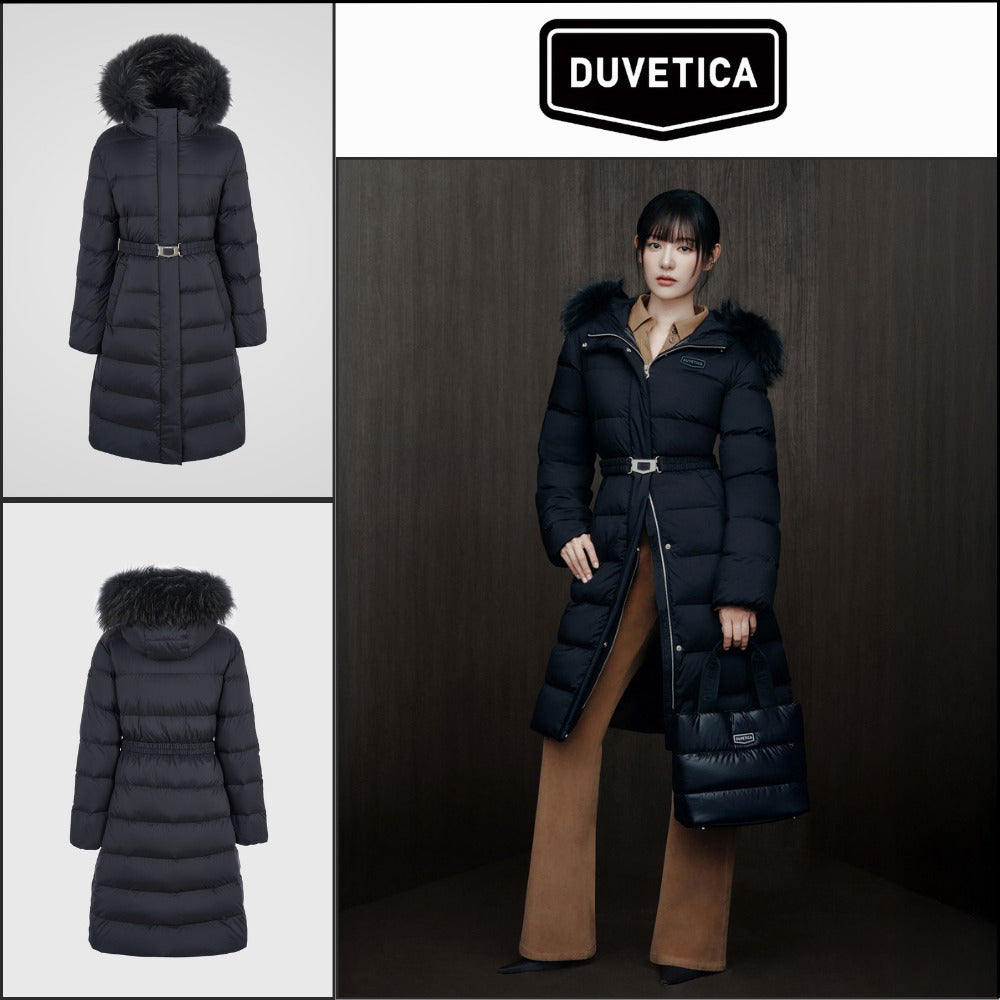【DUVETICA】Maratea - Black Womens Down Jacket