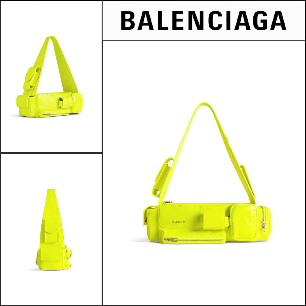 【BALENCIAGA】Superbusy XS Sling Bag Fluo Yellow