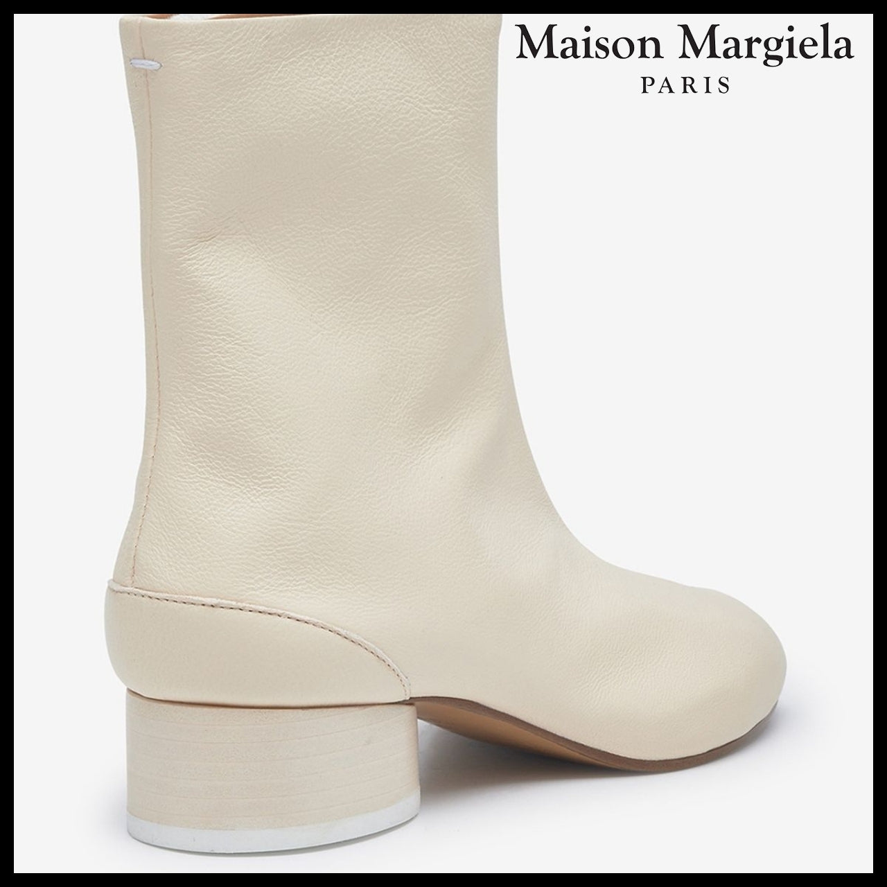 【Maison Margiela】Tabi Ankle Boots - White