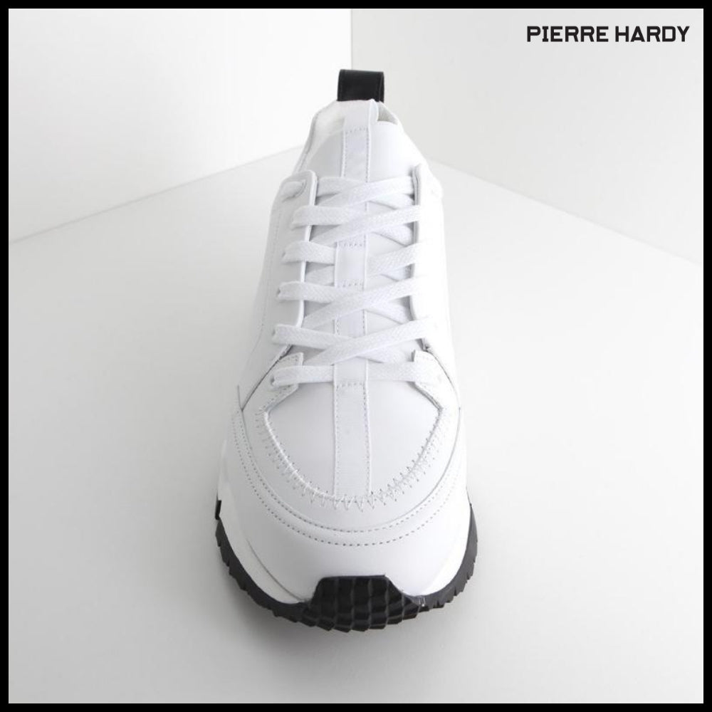 【Pierre Hardy】STREET LIFE White Sneakers QX02Z