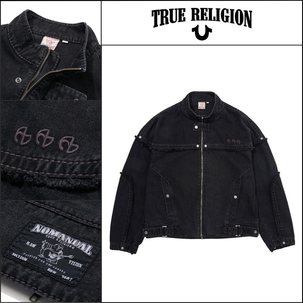 【TRUE RELIGION x NOMANUAL】No Religion Denim Rider Jacket