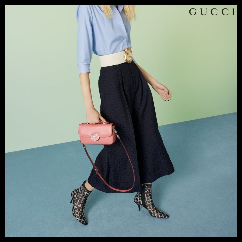 【GUCCI】Petite GG Calf Mini Shoulder Bag Gorgeous Grace