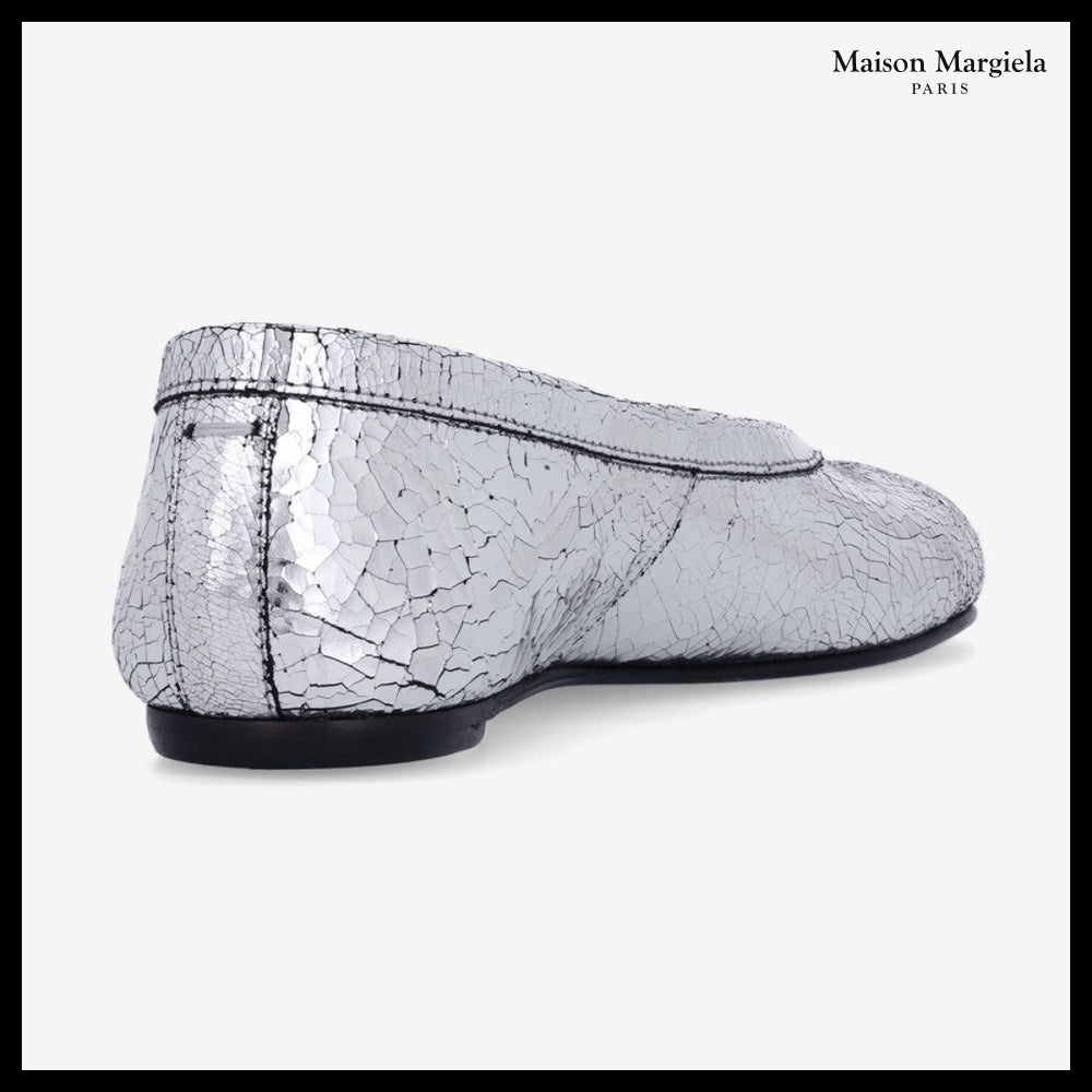 【Maison Margiela】New Tabi Ballerina Flat Shoes - Silver