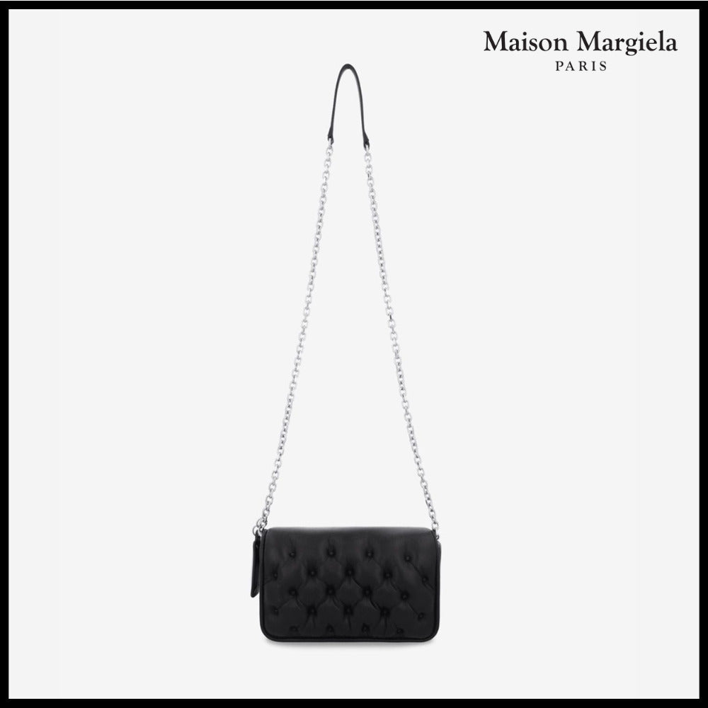 【Maison Margiela】Glam Slam Embroidered Flap Mini Pouch Bag
