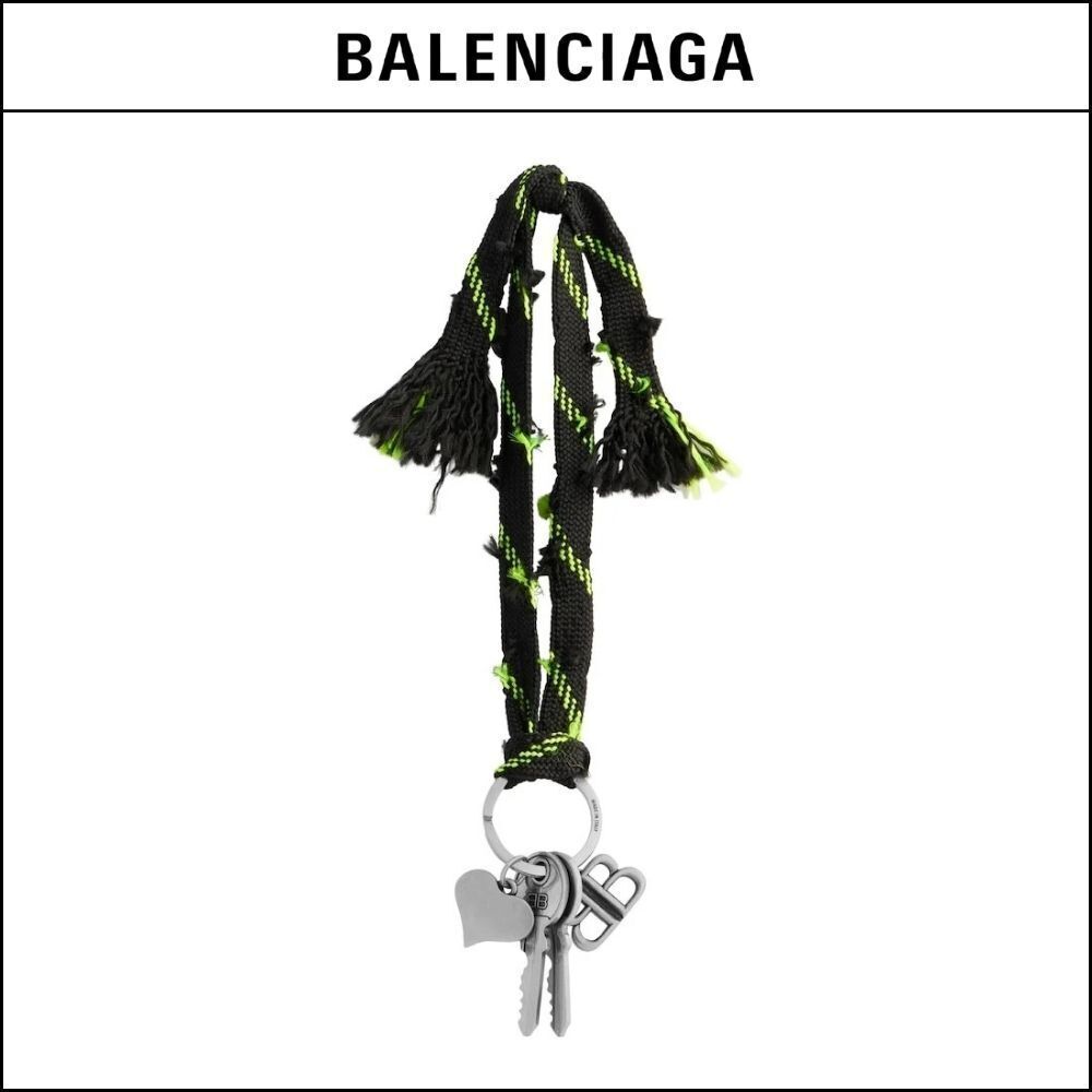 ★BALENCIAGAアウトレット セール ★Charm Keychain Shoelace BB