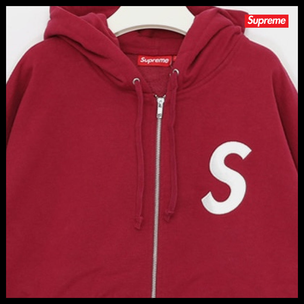 【100%正規品保証 Supreme】S Logo Sweat Hoodie Zip Up Jacket