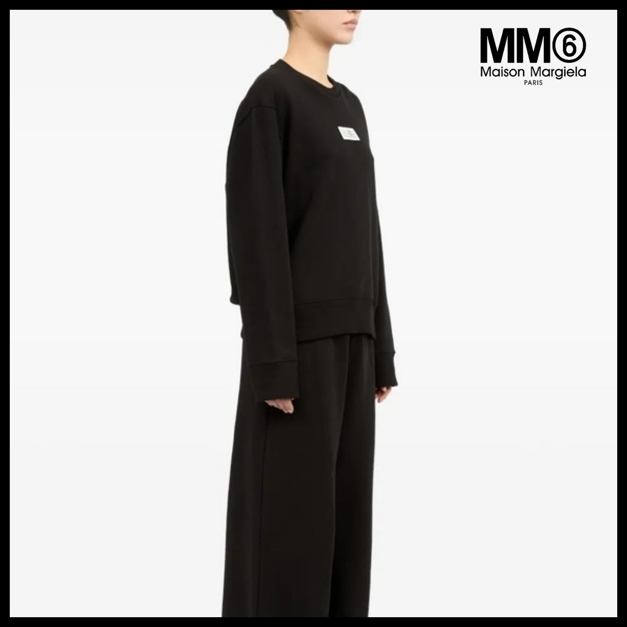 【MM6 Maison Margiela】Black sweatshirt