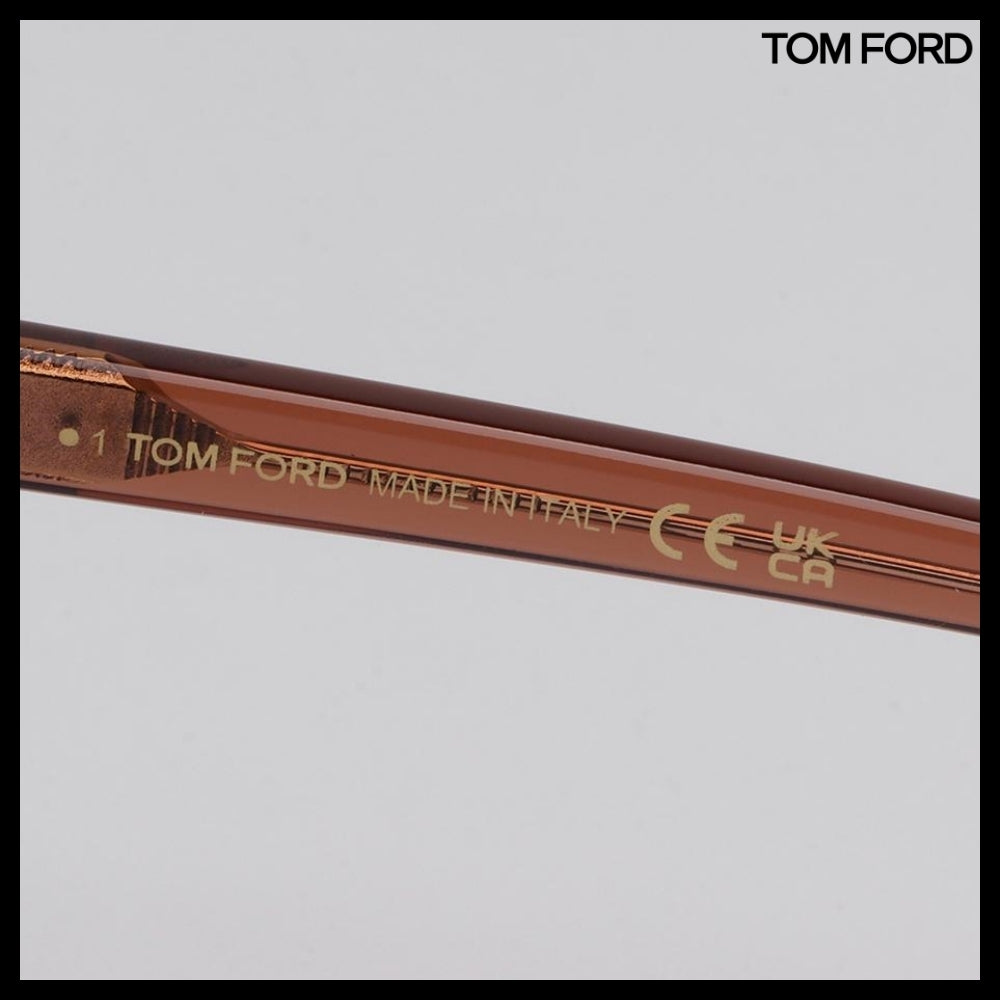 【TOM FORD】Round Horn-Rimmed Sunglasses Asian Fit