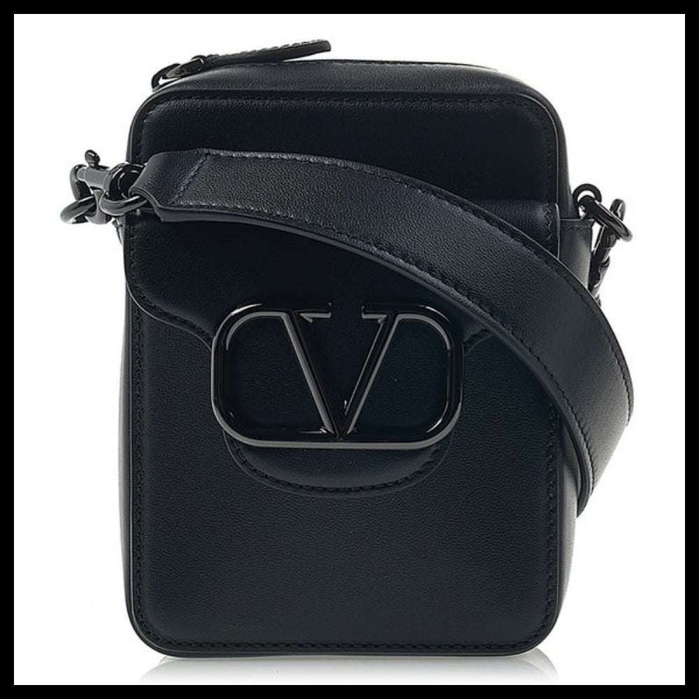 【VALENTINO】V Logo Mini Crossbody Bag