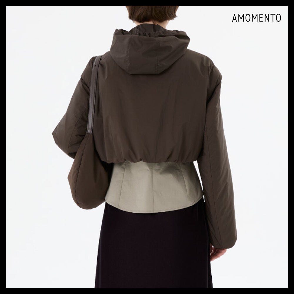 【AMOMENTO】Handmade Raglan Crop Jacket
