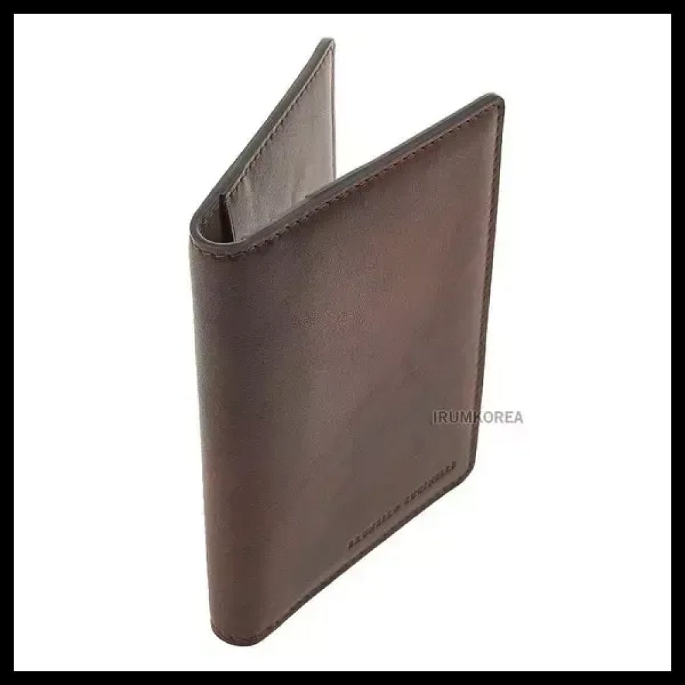 【Brunello Cucinelli】Men's Logo Debossed Card Wallet Quiet