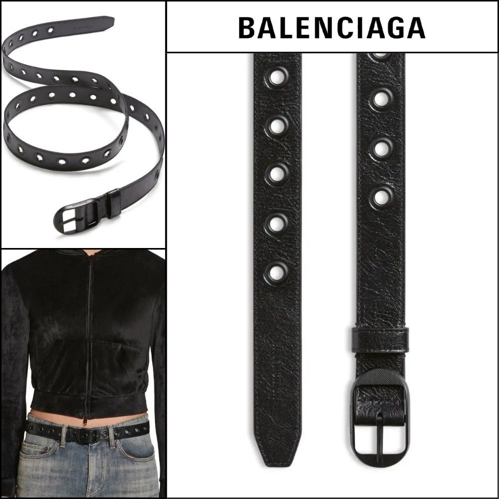 【BALENCIAGA】Le Cagole Belt in Black