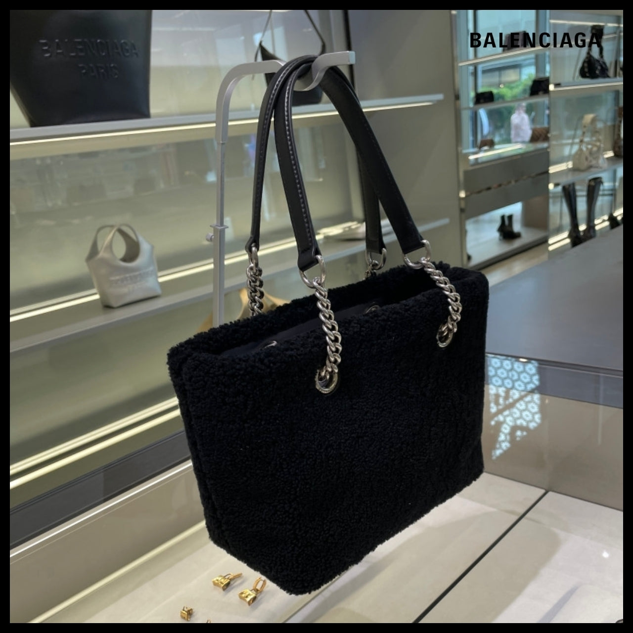 【BALENCIAGA】Duty Free Small Tote Bag Black
