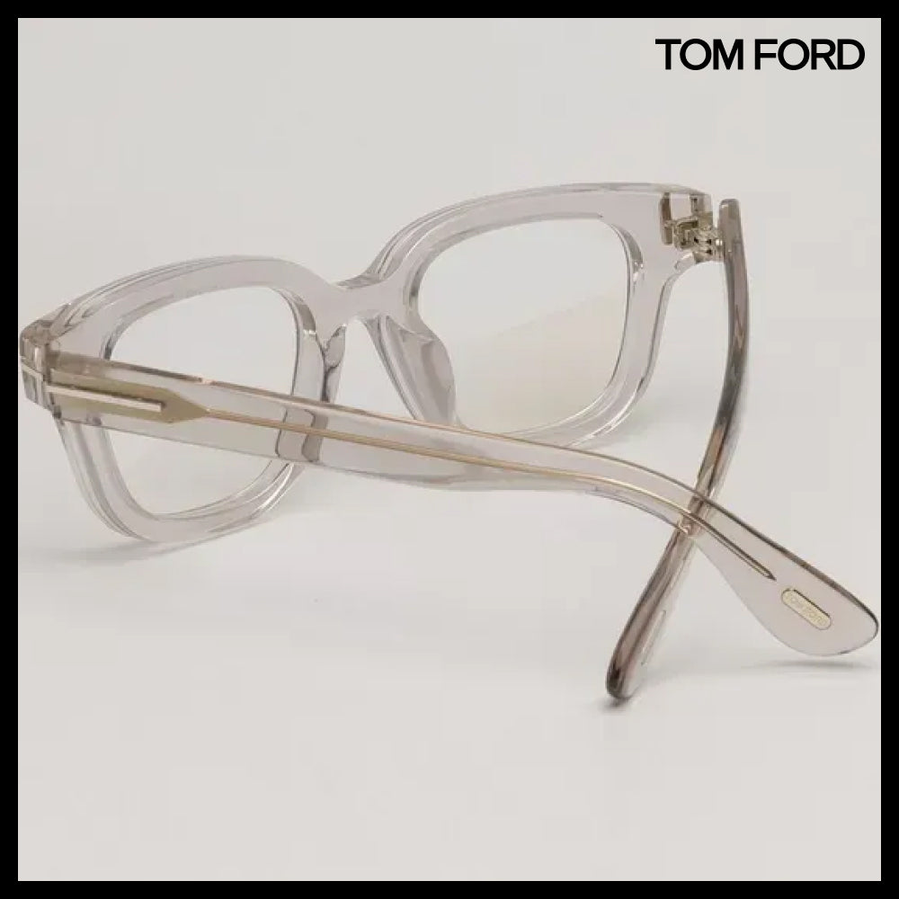 【TOM FORD】Transparent Horn-Rimmed Eyeglasses Blue Light