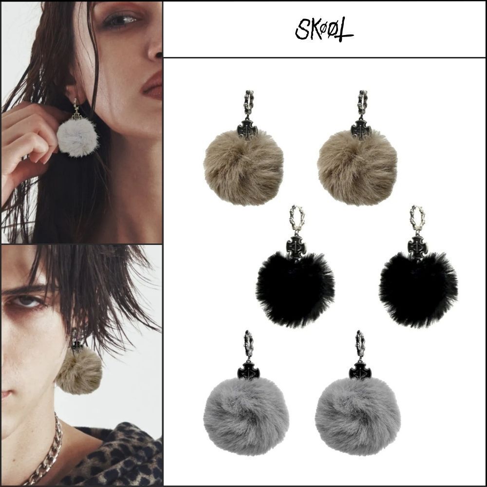 【SKOOT】Holy fur silver earring