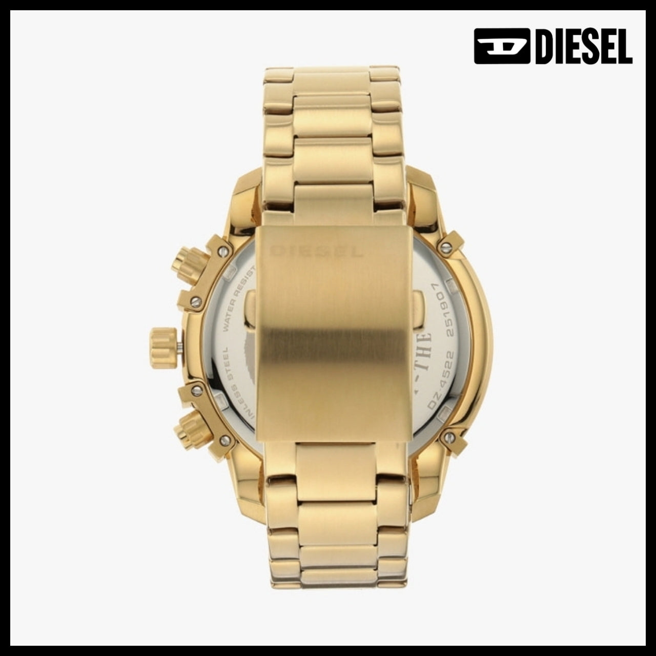 【DIESEL】Griffed Chronograph Men’s Metal Watch