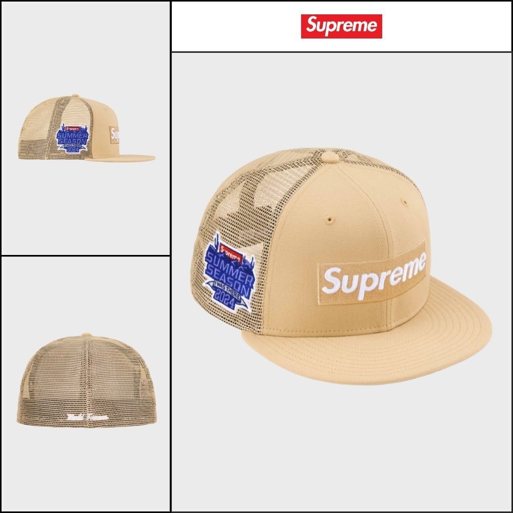 ★100%正規品保証 Supreme x New Era★ Box Logo Mesh Back