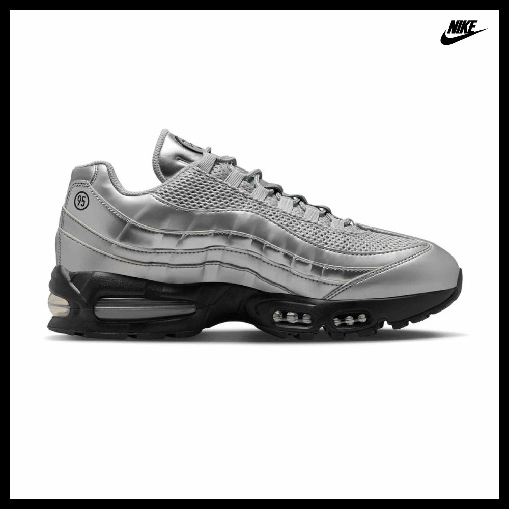 【NIKE】Air Max 95 Big Bubble M Metallic Silver Black